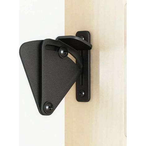 Quincaillerie de Serrure de Porte de Grange Loquet de confidentialité Coulissant en Acier Inoxydable pour Portes de Poche de Hangar de Placard Portes en Bois, Serrure de Porte coulissante Bo (1/5)