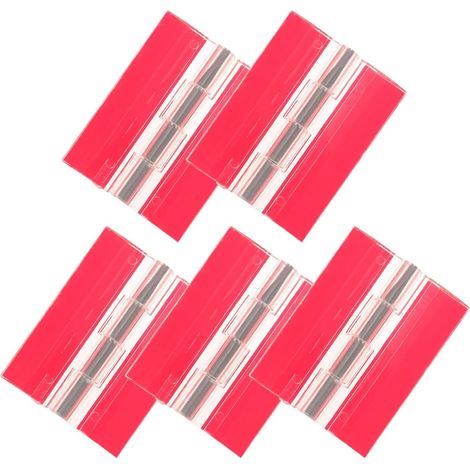 Selfklebende Acryl Scharniere Transparent Geräuschfreie Drehung und Sichere Montage 5 Stück