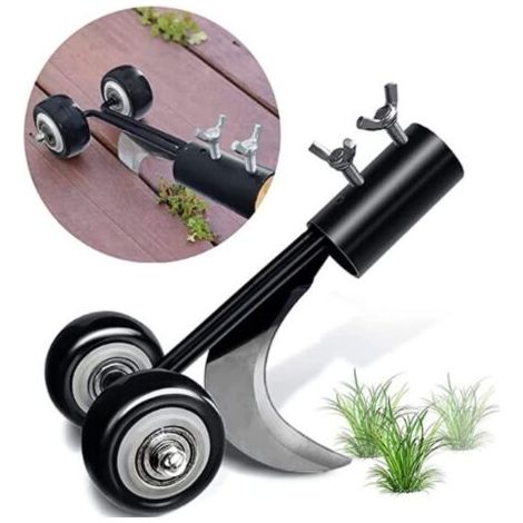 Patio Weeding Tool with Wheels, Garden Weeding Tool, Weeding Without Kneeling (1/4)