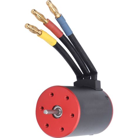 Moteur brushless étanche RC 3650 3100KV à 4 pôles avec fiche banane 4 mm pour pièces de mise à niveau de voitures RC 1/10 (1/5)