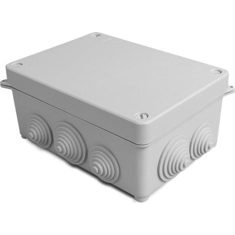 Scatola di Giunzione e di Derivazione a Tenuta Stagna da Superficie IP55 165x120x72 mm  Grigio (1/3)