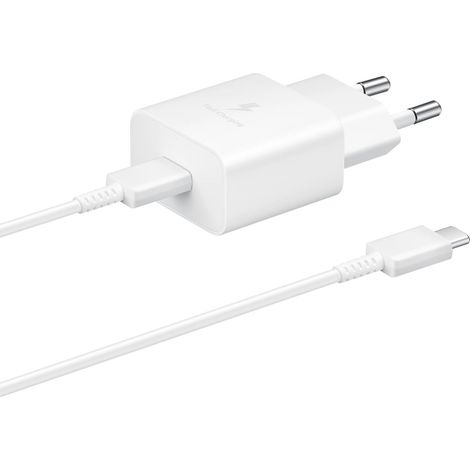 Samsung EP-T1510XWEGEU Chargeur USB 15 W 1x USB-C® blanc chargeur rapide