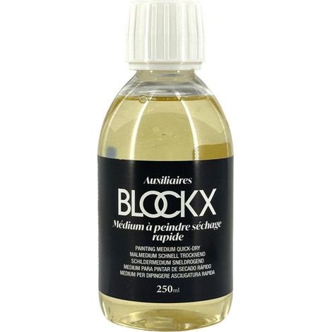 Vernis à peindre - BLOCKX - Séchage rapide - Flacon en verre - Fini professionnel
