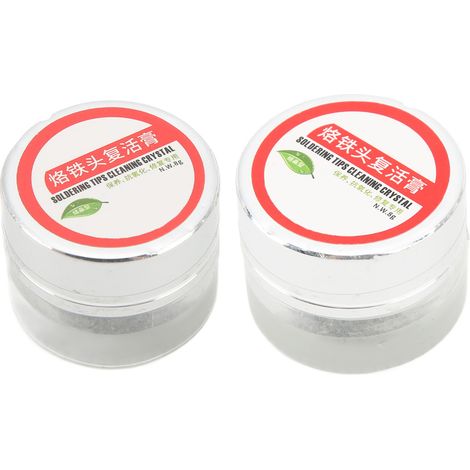 2 Stück Lötspitzen-Reinigungspaste, Lötspitzenreiniger, Zubehör, 8 g / 0,28 oz (1/5)