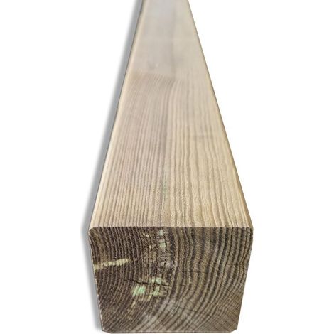 Trave Quadrata in Legno di pino impregnata 7x7 cm, lunghezza 100 cm