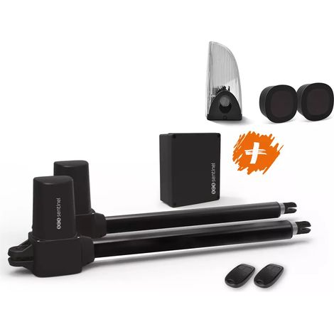 Scs Sentinel – Kit motorisation à vérins pour portail battant SimplyOpen 1+ COMFORT – Charge 300kg – Longueur 4m – Télécommandes et kit sécurité inclus (1/4)