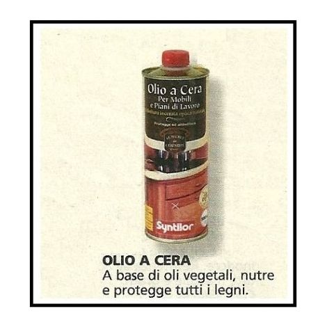 SYNTILOR OLIO A CERA PER MOBILI CENERE 500ML