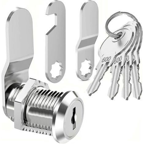 Mailbox Lock Keyed Alike, Drawer Lock, Cabinet Lock, Keyed Cupboard Lock, Lock Hasp, Locker Lock, Cabinet Lock (16mm) (1/5)