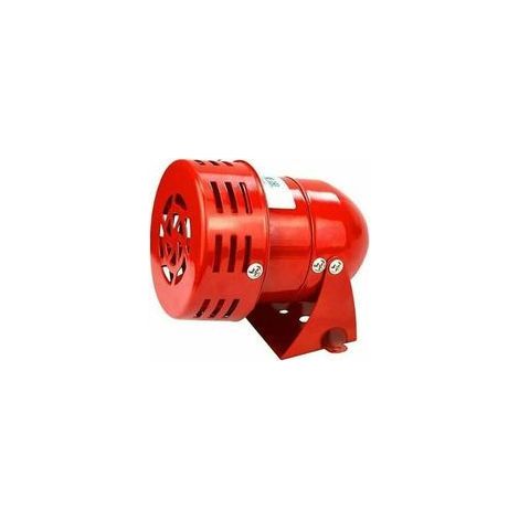 Sirène alarme 220V puissante sirène extérieure alarme 120dB rouge moteur fil Sirne métal corne industrie bateau alarme (1/5)