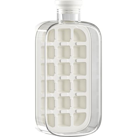 Bandeja para cubitos de hielo, bandeja para cubitos de hielo a presión, hervidor, taza, máquina para hacer cubitos de hielo para uso doméstico, vaso para cubitos de hielo, bandeja mágica para cubitos  (1/5)