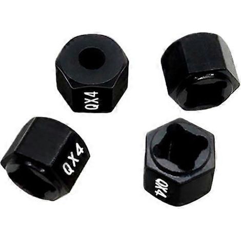 Accessoires de télécommande YH : Combinateur métallique de conversion carré à hexagone pour véhicule tout-terrain PRC1/18QX-4 ( ) (1/5)
