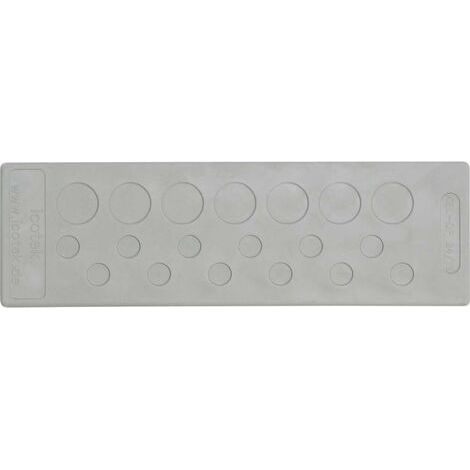 N/A Icotek KEL-DP 24/50 43520 Ø max. des bornes 8.3 mm Elastomère gris 1 pc(s)