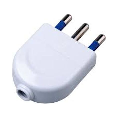 Spina volante Elettrocanali bianca 16 a