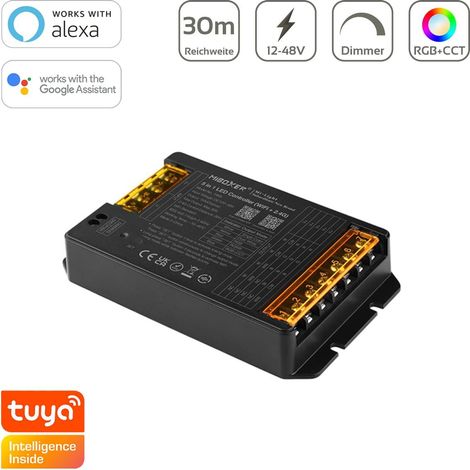MiBoxer WIFI LED Controller 5in1 Einfarbig/CCT/RGB/RGBW/RGB+CCT 12/24V max.30A HW5 (1/5)
