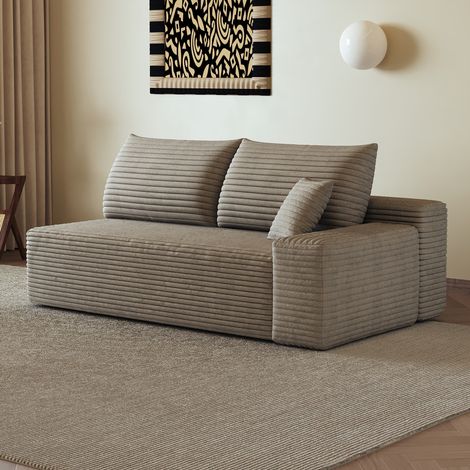 Canapé, Tissu, Salon, Chameau, Confortable (1/5)