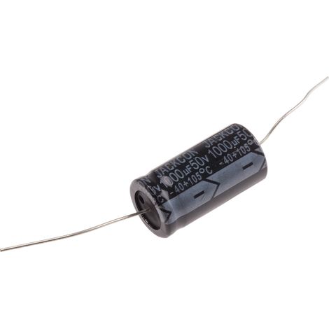 Condensateur RS PRO 1000µF, 50V c.c.