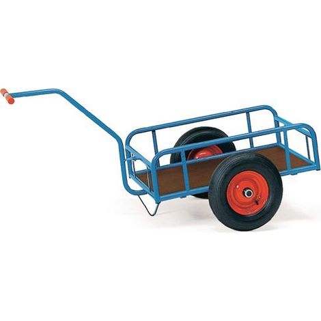 Fetra Handwagen mit Geländer 250mm hoch 795x445mm Ladefläche Luftbereifung (1/2)