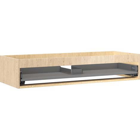 Mexen Box-A corpo dell'armadietto sottolavabo 120 cm, 1 cassetto, rovere - 91AX0-1200-235-1-81 (1/4)