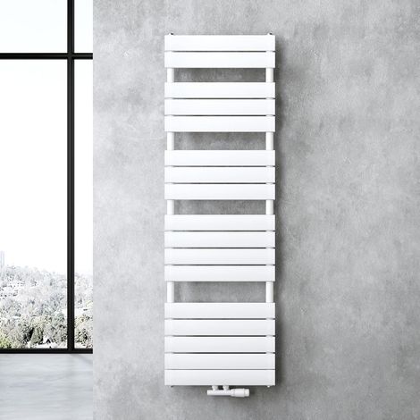 doporro Design Badheizung Flachheizkörper 160x60cm Weiß Paneelheizkörper Einlagig Horizontal Mittelanschluss Bad-Heizkörper