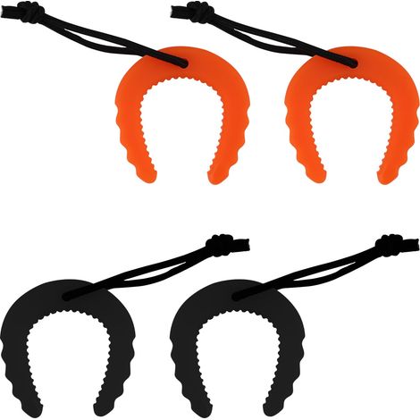 4 Paquets Premier Répondant Anti Pince Doigt Porte Jam, Tactique Bloque Porte Protecteur Coin avec Cordon de Nylon pour Exécution Urgence Sécurité Chat Rester Ouvert (4 Paquets) (1/4)