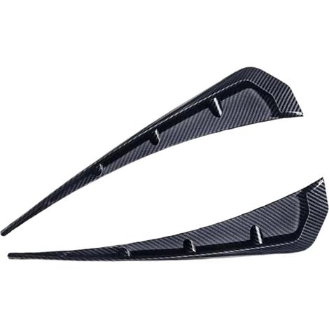 Lot de 2 transferts de protection latérale automobile en fibre de carbone ABS imperméable pour amélioration extérieure (1/5)