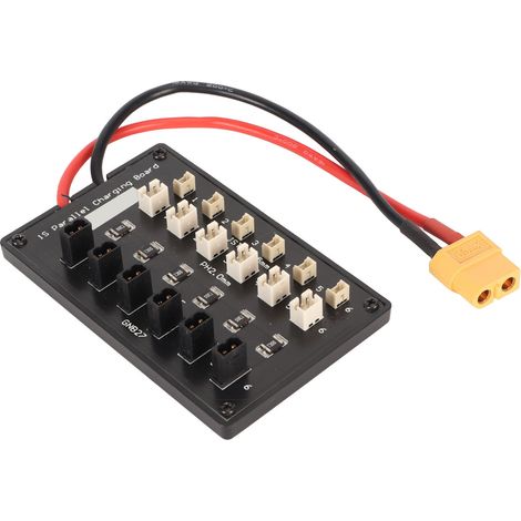 Carte de charge parallèle pour batterie LiPo 1S RC GNB27 avec connecteur JST PH 2.0, compatible avec les modèles Tiny, Whoop, Blade et Inductrix. (1/5)