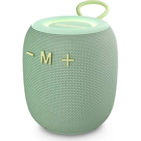 Energy Sistem Bloom Altavoz Bluetooth Portatil Pequeño 10W IPX6 Resistente al Agua 18H de Bateria True Wireless Stereo Luces LED RGB con microSD y Asistente de Voz