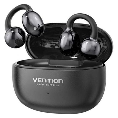 Auriculares Bluetooth Vention Echo Clip A11 Pro con estuche de carga/ Autonomía 6h/ Negro