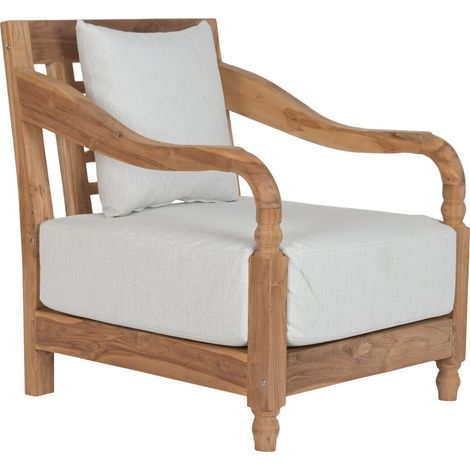Sillon Teca 70X75X85 Cojin Natural (1/5)