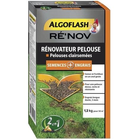 Engrais rénovateur pelouse 2 en 1 - 1.2 kg (1/2)