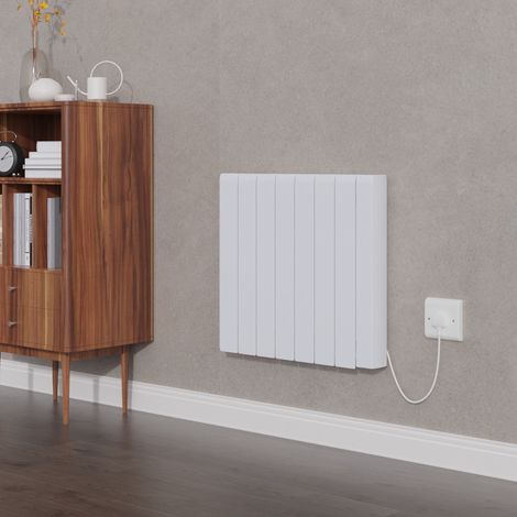 Warmehaus Electric Ceramic WIFI Electric Heater 2000W 7 Fin White