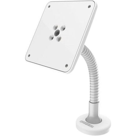 Compulocks Flex Arm VESA Counter Top Kiosk Mount White Kit de montage (bras flexible) pour tablette acier blanc mural (1/4)