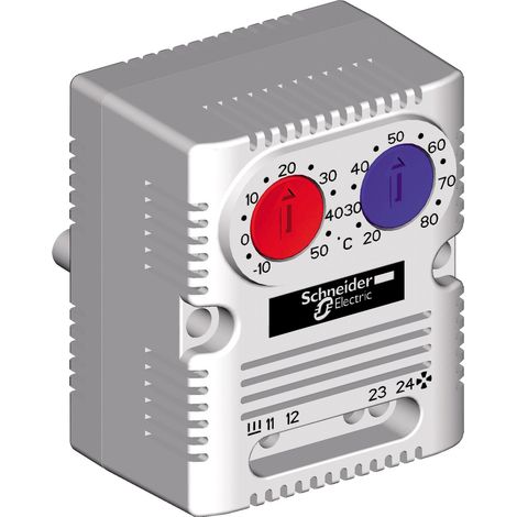 Schneider Electric Schaltschrank-Thermostat NSYCCOTHD 250 V 1 Schließer, 1 Öffner (L x B x H) 44 x 5