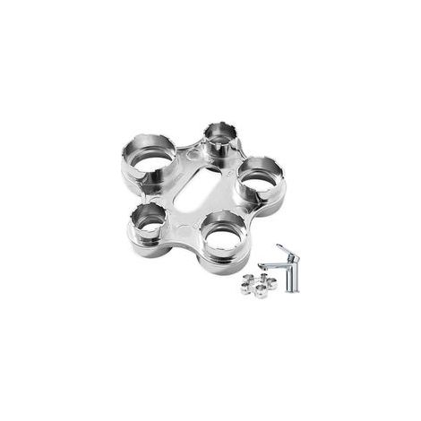 (Argent)Clé de Montage pour Aérateur, Clé pour Aérateur de Robinet, Outil de Remplacement de Mousseur, Démontage et Nettoyage Facile, pour Tous Types de Robinetterie (1/5)