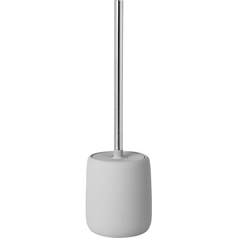 Brosse WC en céramique, Plastique, Silicone, Micro Puce, H 39 cm, Ø 11 cm (1/5)