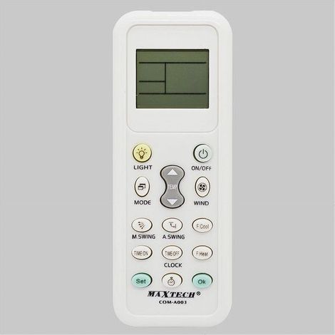 TRADE SHOP - Telecomando Universale Ricambio Compatibile Condizionatore Climatizzatore Com-a003 -