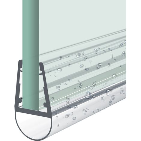 Heilmetz – Joint de douche 60cm – Remplacement pour verre 7-8mm – PVC haute qualité – Installation facile – Étanchéité durable