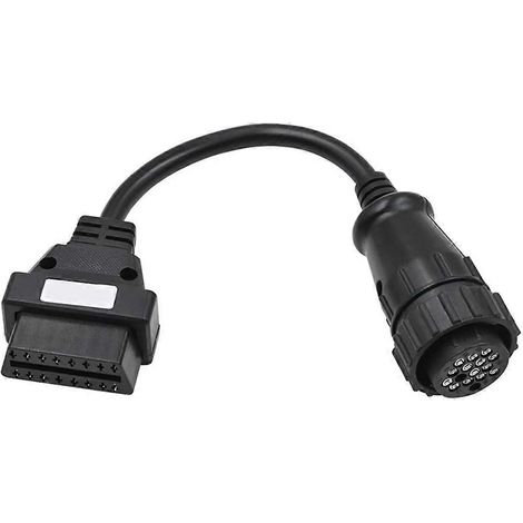 Câble d'extension OBD2 femelle 16 broches pour camion, compatible avec les scanners OBD2 mâles 16 broches. (1/4)