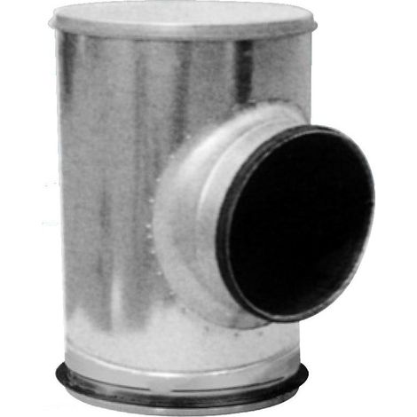 Té souche insonorisé Véloduct TESV 125 - Diamètre A : 125mm - Diamètre B : 200mm