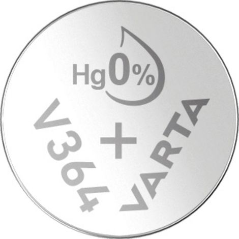 Varta Knopfzelle 364 1.55 V 1 St. 17 mAh Silberoxid SILVER Coin V364/SR60 Bli 1 (1/2)