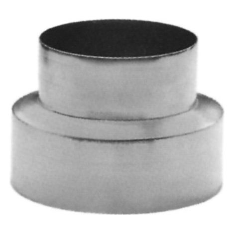 Réducteur de tuyau de cuisson galvanisé 200-150 mm – Raccord fumisterie en acier – Résistant aux hautes températures – Exojo