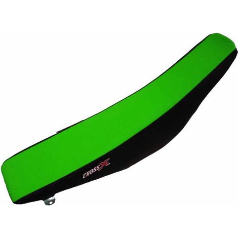 HOUSSE DE SELLE KAWASAKI KLX 450R 2007-2023 TOP GREEN- SIDE BLACK (M215-2GB)