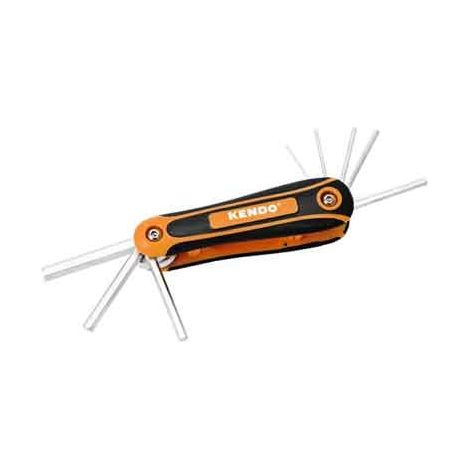SET CHIAVI MASCHIO ESAGONALI KENDO 8 PEZZI 1,522,534568 mm - KENDO (1/4)