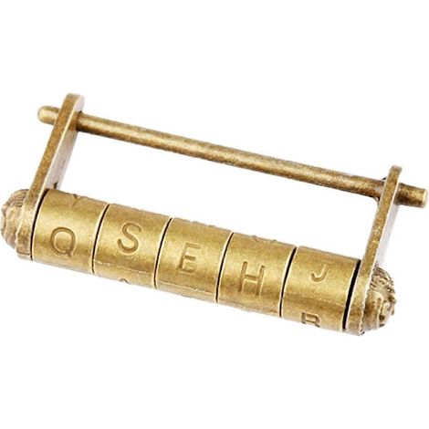 Cadenas à combinaison alphabet Cadenas pour boîte à bijoux (1/5)