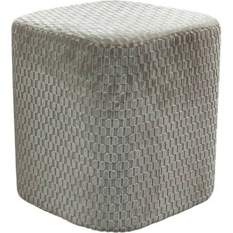 Pouf selia quadrato 35x35 cm color avorio - Atmosphera créateur d'intérieur (1/2)
