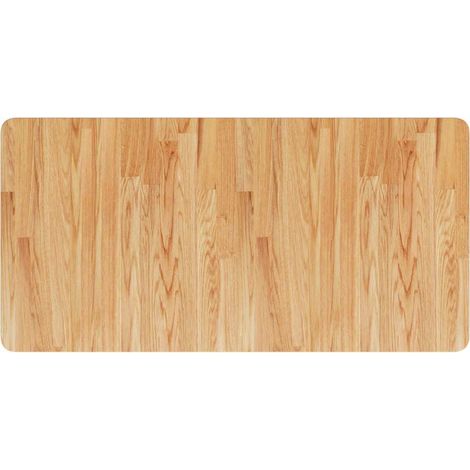 vidaXL Encimera baño madera maciza tratada marrón claro 100x50x1,5 cm (1/2)