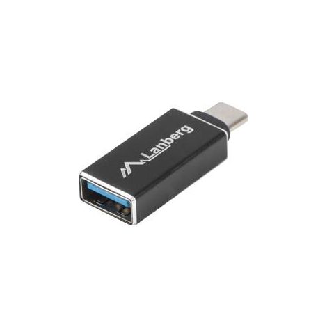 Adattatore Lanberg da USB tipo C (F) a USB-A (F) 3.1, nero (1/4)