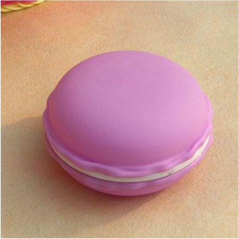 Boîte à pilules portable Mini boîte de rangement ronde Boîte à bijoux de voyage(Violet) (1/5)