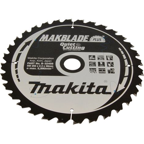 MAKITA B-32459 MAKBLADE PLUS for Wood 255mm x 30mm x 32T