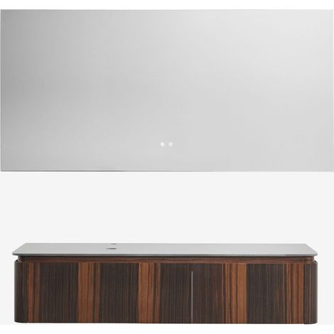 Set di mobili bagno sospesi 160x55 cm in legno Lavena SKLUM (1/5)